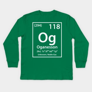 Oganesson Element Kids Long Sleeve T-Shirt